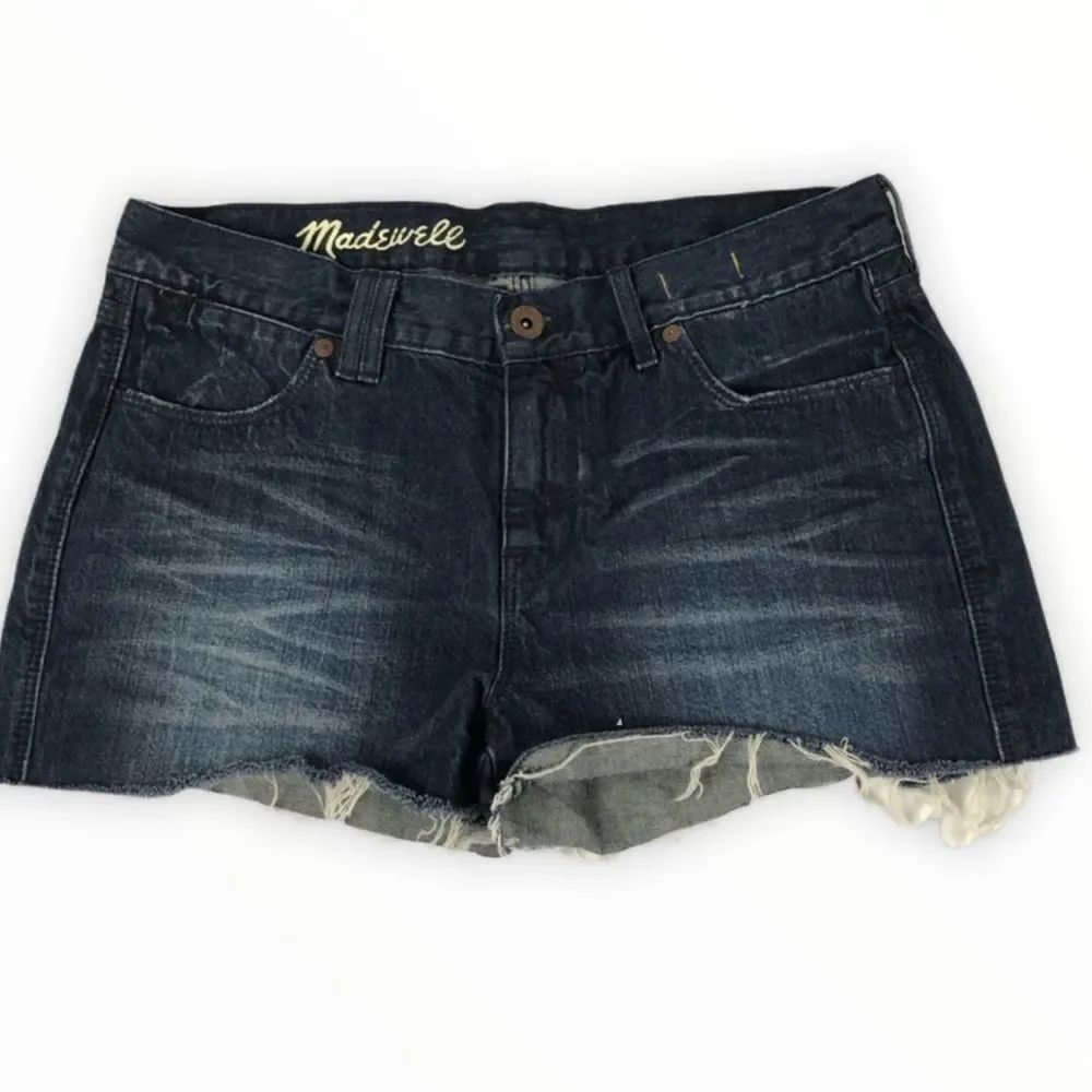 Madewell womens denim cutoff shorts Jorts size 27